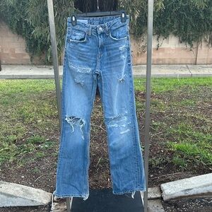 Zara midrise Blue Jeans